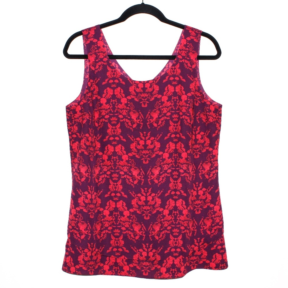 Cabi "Cameo" Sleeveless Layered Blouse